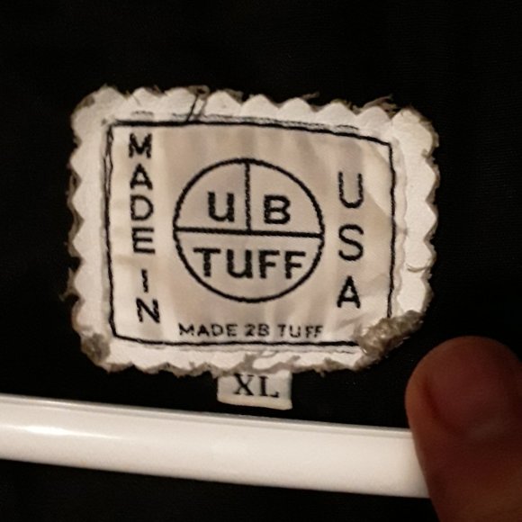 UB Tuff Men's Leather Jacket Vintage Rare - Picture 5 of 6